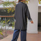 Fusion Charcoal Kurta Her