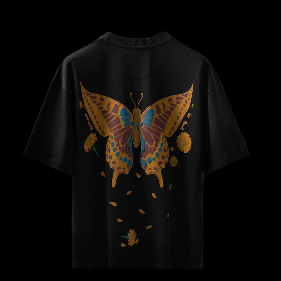 butterfly effect puff printed t-shirt