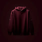 voided puff printed hoodie