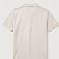 Off White Basic Zipper Polo - Smart Fit- Men