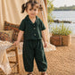 Forest Ease Girls co-ord Set – Deep Green