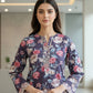 02 Piece Ready to wear Printed Embroidered Shirt & Trouser