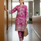 02 Piece Ready to wear Printed Embroidered Shirt & Trouser