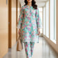02 Piece Ready to wear Printed Embroidered Shirt & Trouser