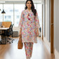02 Piece Ready to wear Printed Embroidered Shirt & Trouser