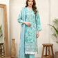 03 Piece Stitched Embroidered with Printed Chiffon Dupatta Komal Lawn