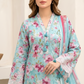 03 Piece Stitched Embroidered with Printed Chiffon Dupatta Komal Lawn