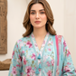 03 Piece Stitched Embroidered with Printed Chiffon Dupatta Komal Lawn