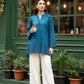 01 Piece Ready to wear Embroidered Shirt