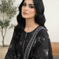 03 Piece Stitched Monochrome Printed Lawn