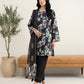 03 Piece Stitched Monochrome Printed Lawn