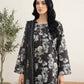 03 Piece Stitched Monochrome Printed Lawn