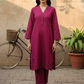 02 Piece Ready to wear Embroidered Shirt & Trouser