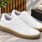 Basic White Sneaker With Honey Sole
