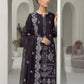 03 Piece Unstitched Dyed Embroidered with Embroidered Chiffon Dupatta
