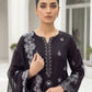 03 Piece Stitched Monochrome Embroidered Chiffon Dupatta