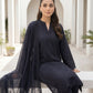 03 Piece Unstitched Dyed Embroidered with Embroidered Chiffon Dupatta
