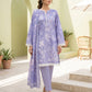 03 Piece Unstitched Printed Lawn