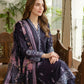 03 Piece Unstitched Dyed Embroidered with Printed Lawn Dupatta