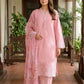03 Piece Unstitched Dyed Embroidered with Printed Lawn Dupatta