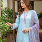 03 Piece Unstitched Dyed Embroidered with Printed Lawn Dupatta