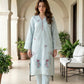 02 Piece Stitched Embroidered Lawn