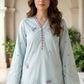 02 Piece Stitched Embroidered Lawn