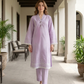 02 Piece Stitched Embroidered Lawn