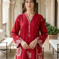 02 Piece Stitched Embroidered Lawn