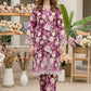 02 Piece Ready to wear  Printed Embroidered Shirt & Trouser