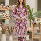 02 Piece Ready to wear  Printed Embroidered Shirt & Trouser