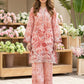 02 Piece Ready to wear  Printed Embroidered Shirt & Trouser
