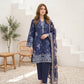 03 Piece Unstitched Printed Embroidered with Printed Chiffon Dupatta