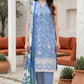 03 Piece Unstitched Printed Embroidered with Printed Lawn Dupatta