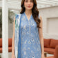 03 Piece Unstitched Printed Embroidered with Printed Lawn Dupatta