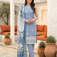 03 Piece Unstitched Printed Embroidered with Printed Lawn Dupatta