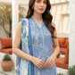 03 Piece Unstitched Printed Embroidered with Printed Lawn Dupatta
