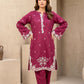 01 Piece Ready to wear Jacquard Embroidered  Shirt