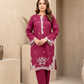 01 Piece Ready to wear Jacquard Embroidered  Shirt