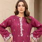 01 Piece Ready to wear Jacquard Embroidered  Shirt