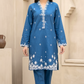 01 Piece Ready to wear Jacquard Embroidered  Shirt
