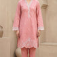 01 Piece Ready to wear Jacquard Embroidered  Shirt