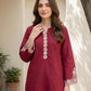02 Piece Ready to wear Embroidered Shirt & Trouser