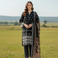 03 Piece Unstitched Embroidered Essentials with Printed Chiffon Dupatta