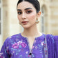 03 Piece Unstitched Embroidered With Printed Lawn Dupatta Komal Lawn