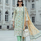 03 Piece Unstitched Embroidered With Printed Lawn Dupatta Komal Lawn