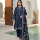 03 Piece Unstitched Pashmina Printed