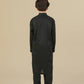 Black Soft Cotton Kurta Trouser - Kids