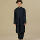 Navy Blue Soft Cotton Kurta Trouser - Kids