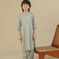Mint Soft Cotton Kurta Trouser - Kids